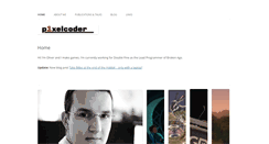 Desktop Screenshot of p1xelcoder.com